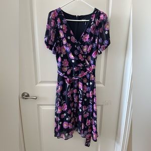 DKNY Purple, Flower Dress Size 12